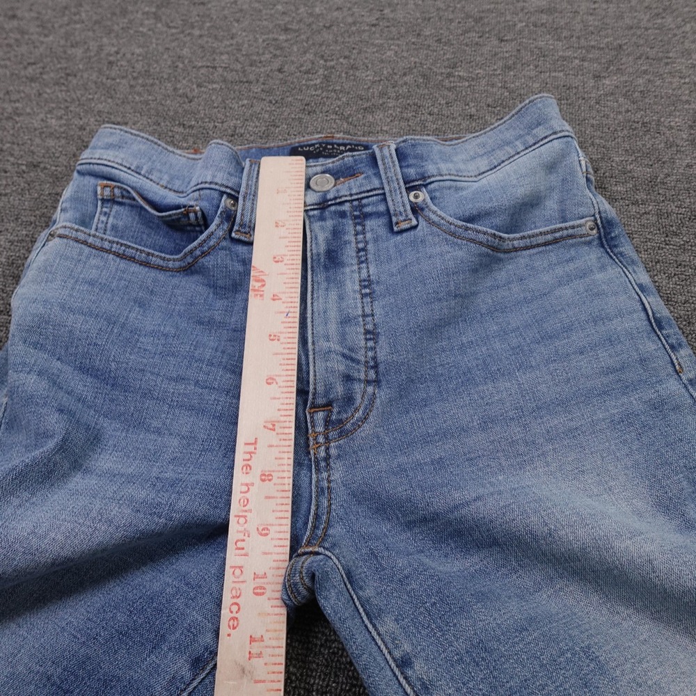 Lucky Brand Jeans Womens 4 27 Blue Medium Wash High Rise Boot Bianca 27x32 Denim - Picture 9 of 12